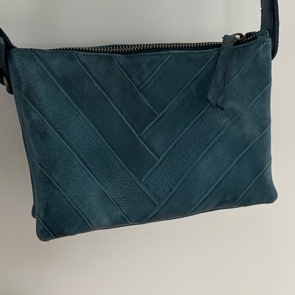 Latico Leather Blue Crossbody Bag - Picture 2 of 9